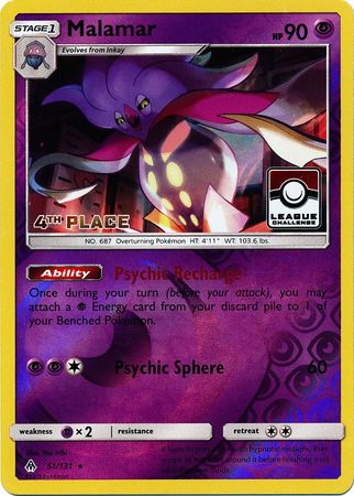 Malamar (51/131) (League Promo 4th Place) [Sun & Moon: Forbidden Light] | Good Games Adelaide SA