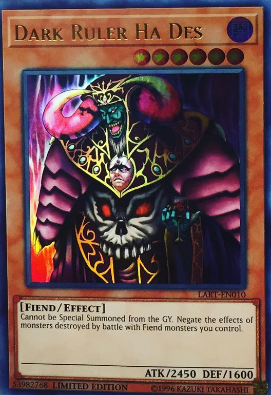 Dark Ruler Ha Des [LART-EN010] Ultra Rare | Good Games Adelaide SA