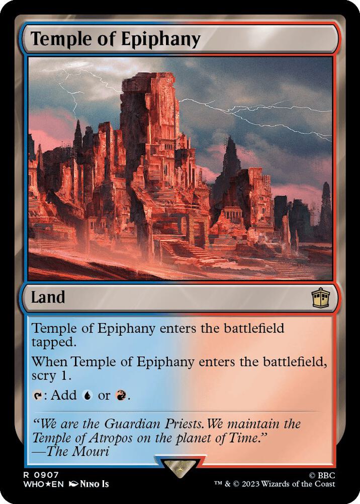 Temple of Epiphany 907 (Universes Beyond: Doctor Who)  - Foil | Good Games Adelaide SA
