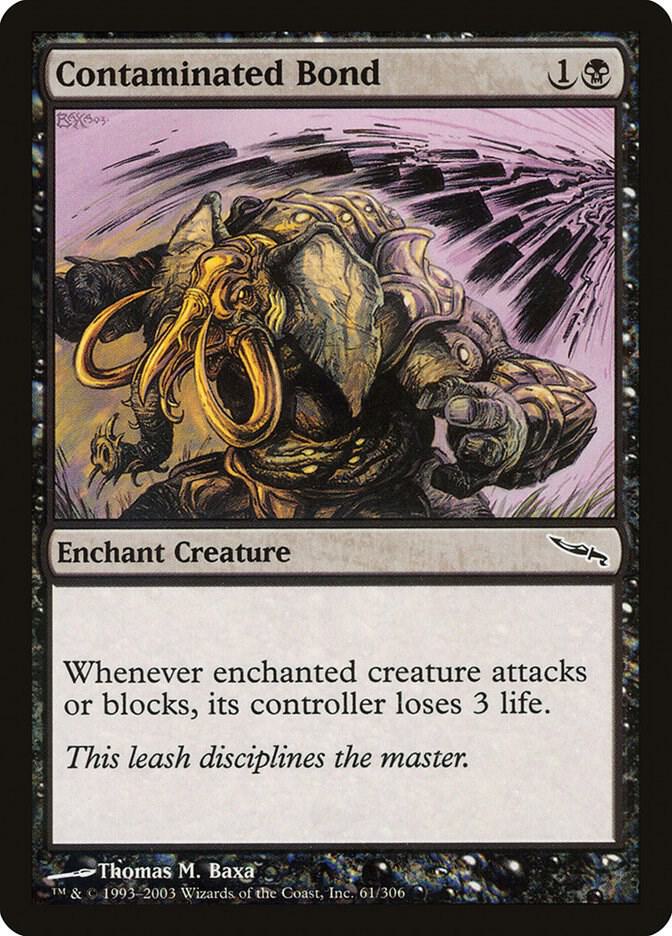 Contaminated Bond 61 (Mirrodin)  - Foil | Good Games Adelaide SA