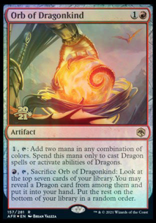 Orb of Dragonkind [Dungeons & Dragons: Adventures in the Forgotten Realms Prerelease Promos] | Good Games Adelaide SA