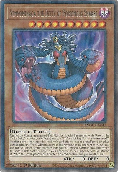 Vennominaga the Deity of Poisonous Snakes (Rare) [ANGU-EN041] Rare | Good Games Adelaide SA