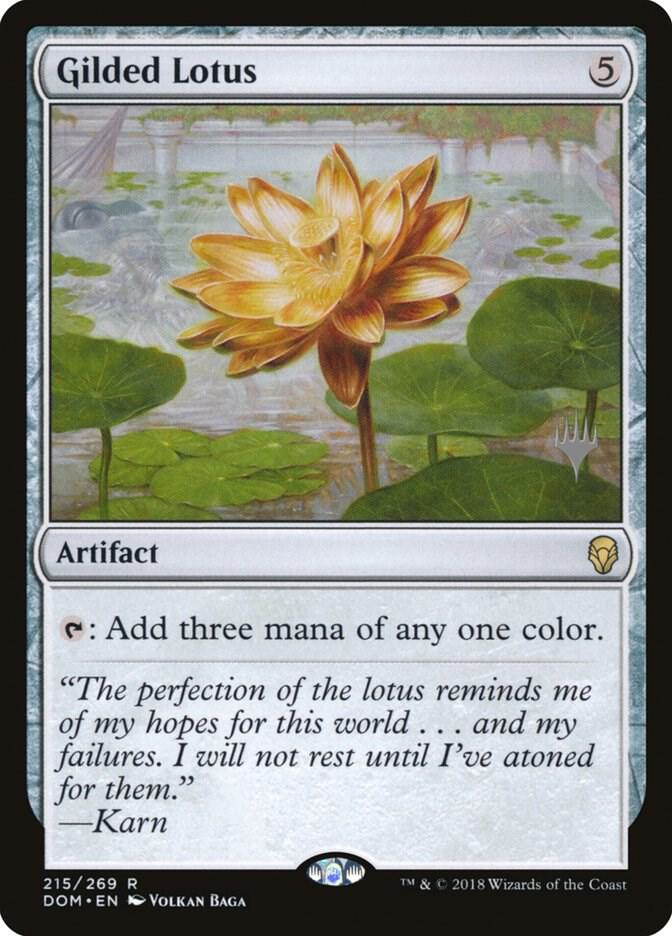 Gilded Lotus 215 (Promo Pack: Core Set 2020)  - Foil | Good Games Adelaide SA