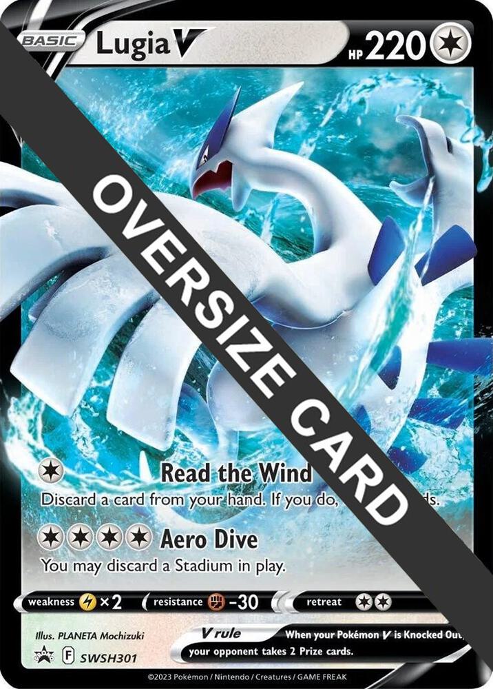 Lugia V SWSH301 SWSH301 (Jumbo Cards)  - Holofoil | Good Games Adelaide SA
