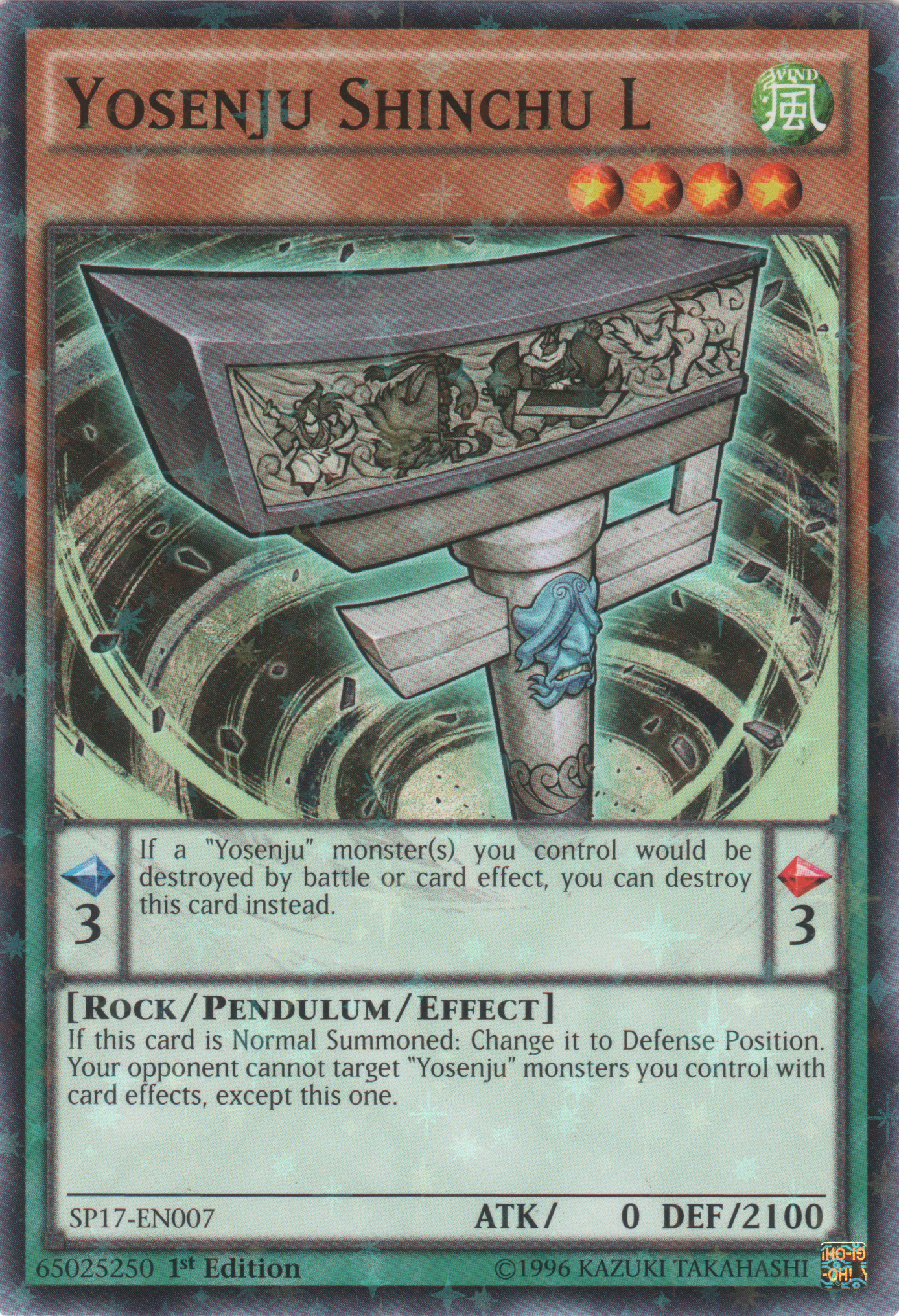 Yosenju Shinchu L [SP17-EN007] Starfoil Rare | Good Games Adelaide SA