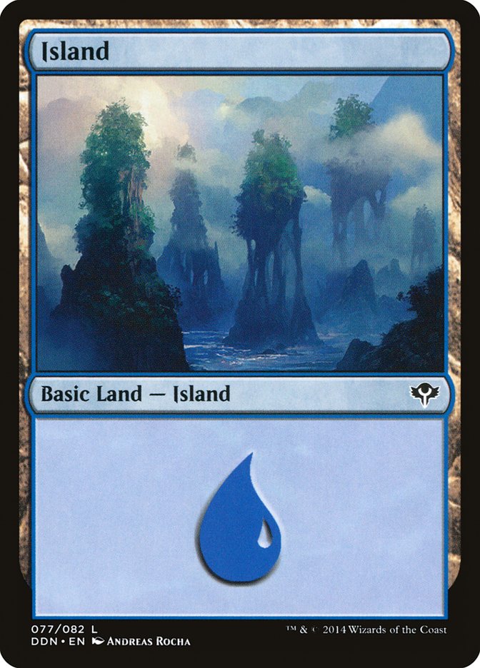 Island (77) [Duel Decks: Speed vs. Cunning] | Good Games Adelaide SA