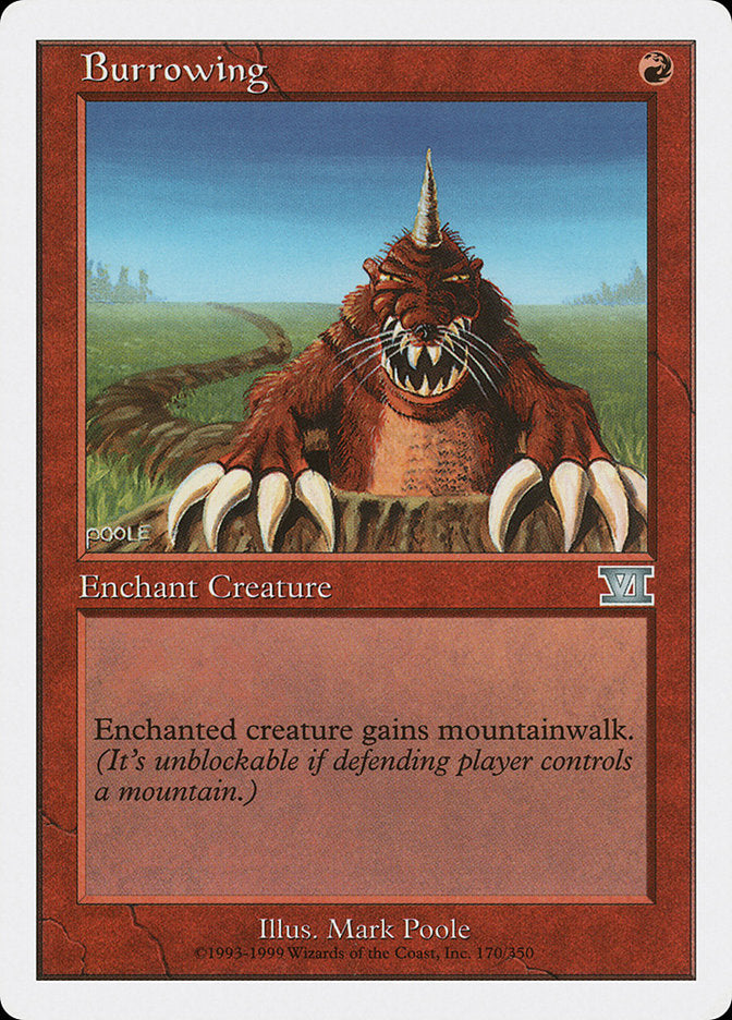 Burrowing 170 (Classic Sixth Edition)  | Good Games Adelaide SA