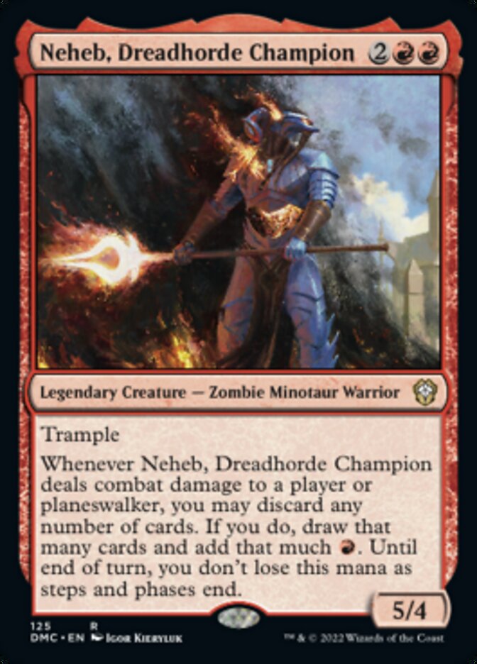 Neheb, Dreadhorde Champion [Dominaria United Commander] | Good Games Adelaide SA