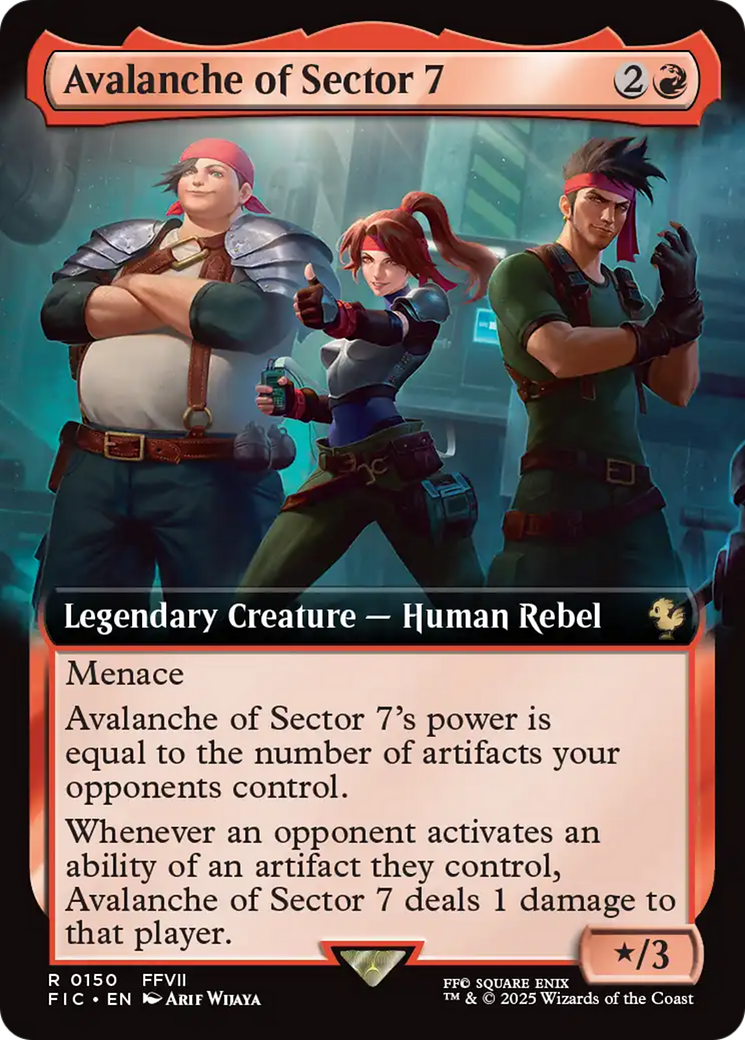 Avalanche of Sector 7 (Extended Art) [FINAL FANTASY Commander] | Good Games Adelaide SA