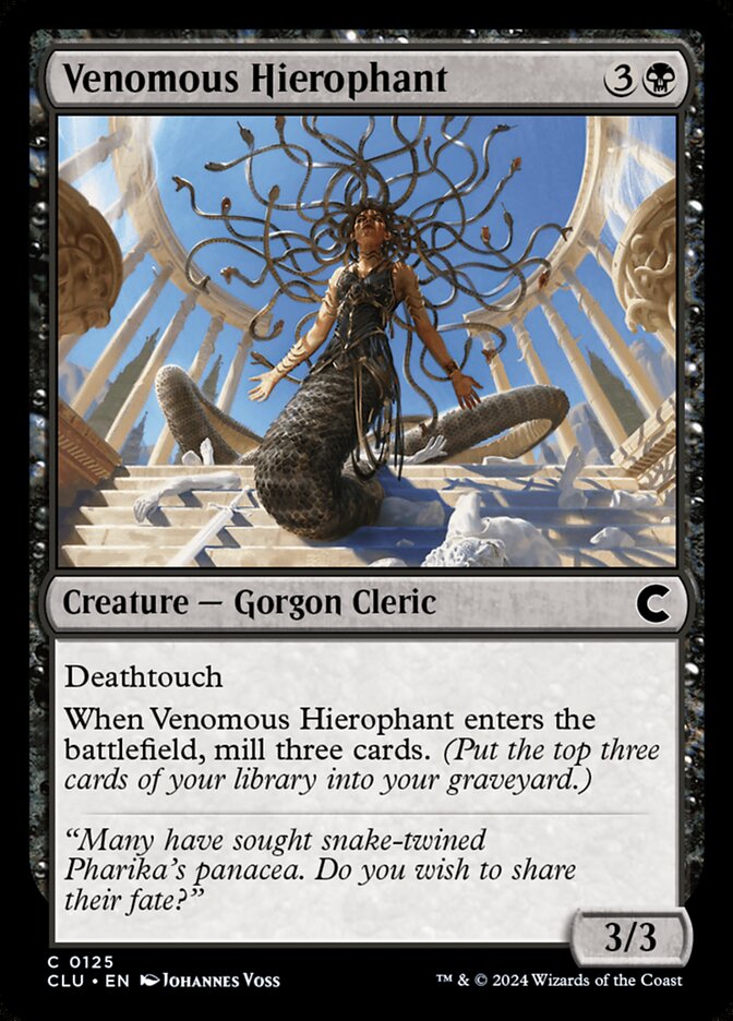 Venomous Hierophant 125 (Ravnica: Clue Edition)  | Good Games Adelaide SA