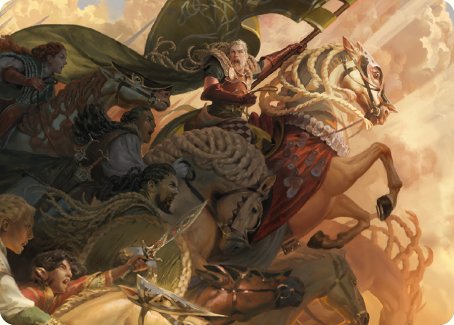 Marshal's Anthem Art Card [The Lord of the Rings: Tales of Middle-earth Art Series] | Good Games Adelaide SA