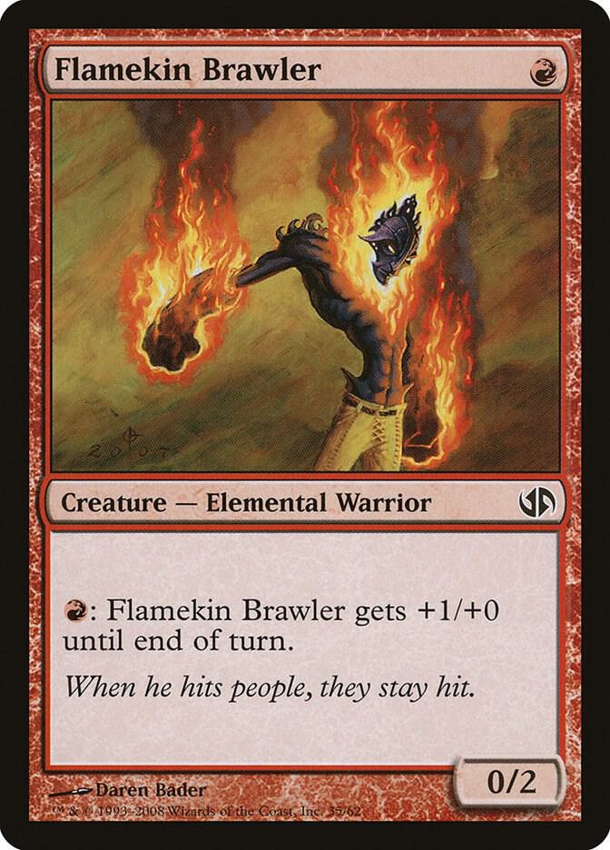 Flamekin Brawler 35 (Duel Decks: Jace vs. Chandra)  | Good Games Adelaide SA