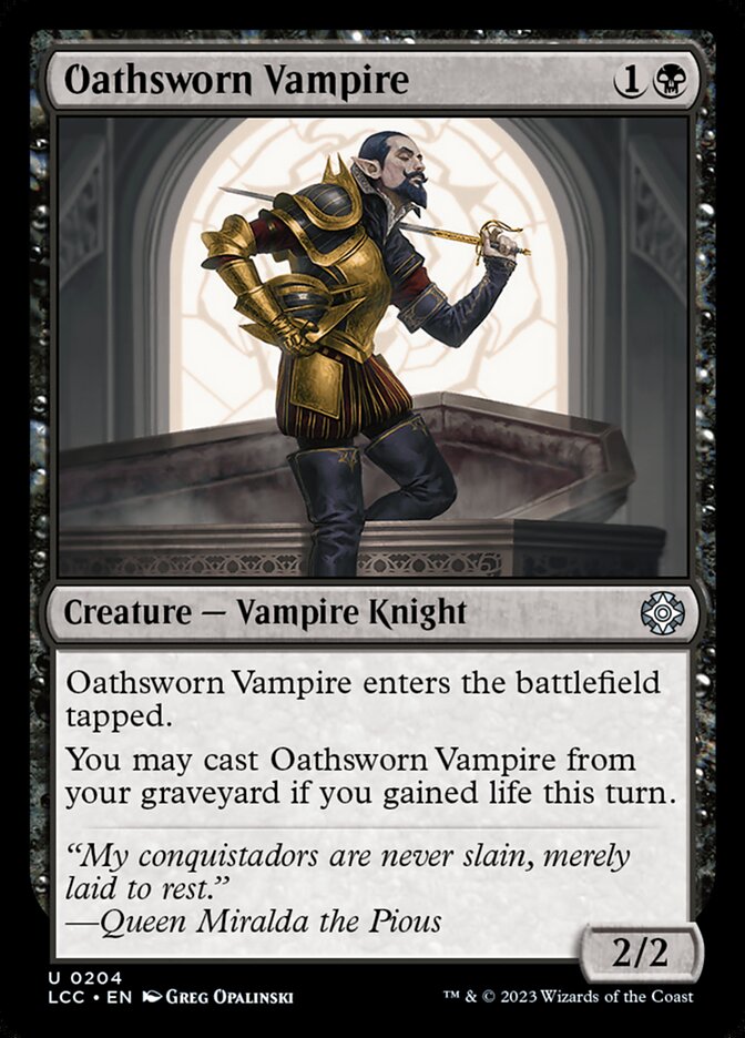 Oathsworn Vampire 204 (Commander: The Lost Caverns of Ixalan)  | Good Games Adelaide SA