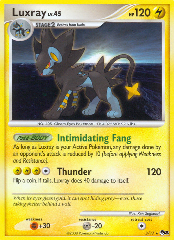 Luxray (3/17) [POP Series 8] | Good Games Adelaide SA