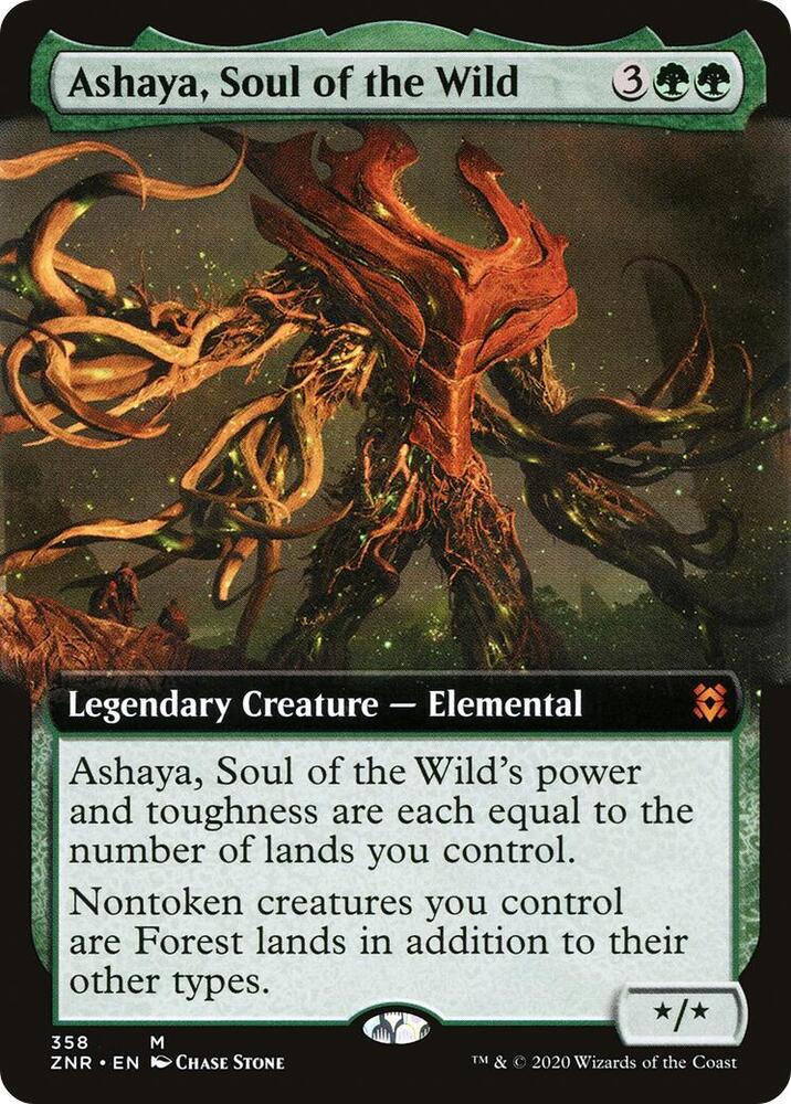 Ashaya, Soul of the Wild 358 (Zendikar Rising)  | Good Games Adelaide SA