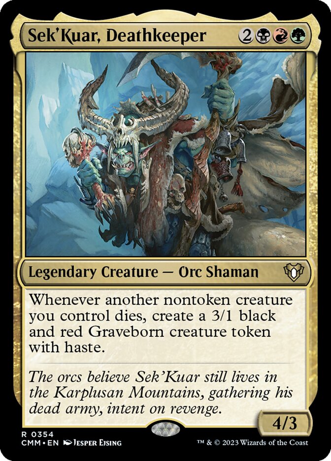 Sek'Kuar, Deathkeeper 354 (Commander Masters)  | Good Games Adelaide SA