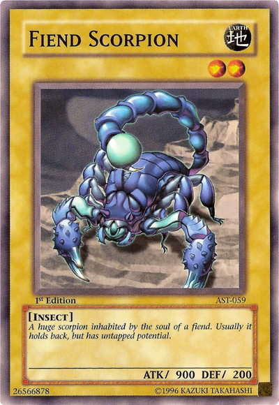 Fiend Scorpion [AST-059] Common | Good Games Adelaide SA