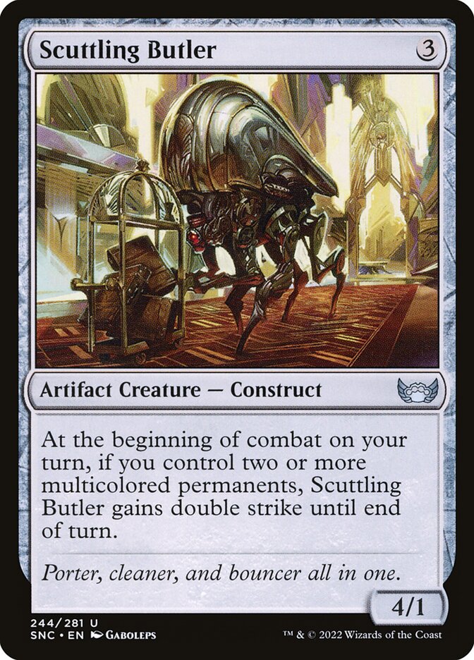 Scuttling Butler 244 (Streets of New Capenna)  - Foil | Good Games Adelaide SA