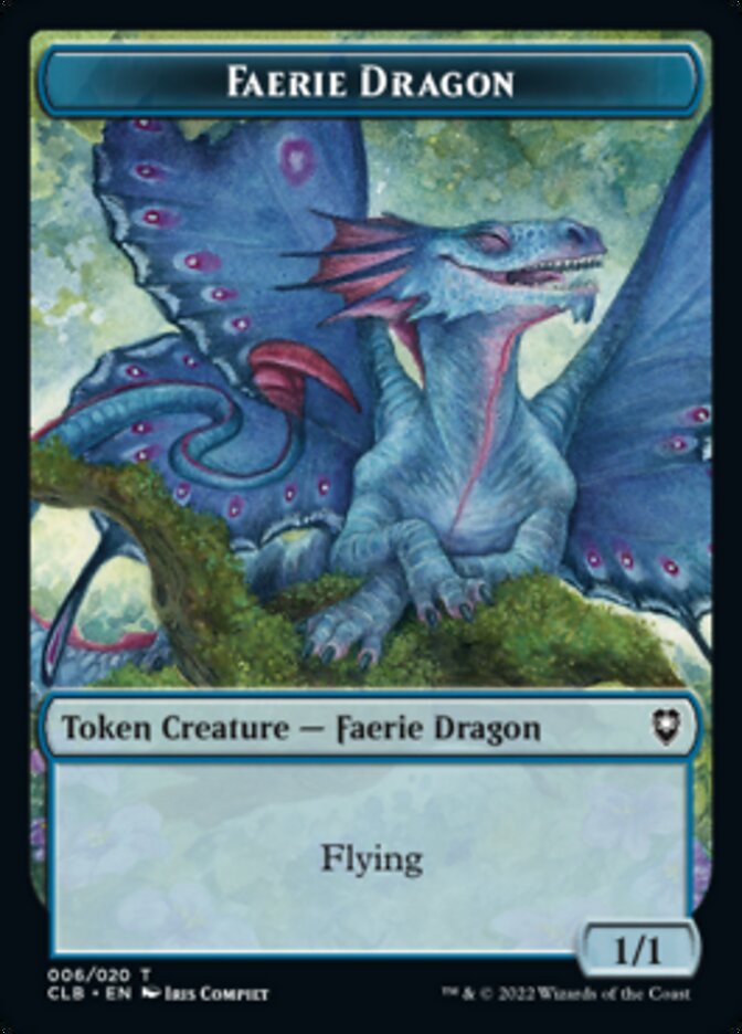 Faerie Dragon Token [Commander Legends: Battle for Baldur's Gate Tokens] | Good Games Adelaide SA