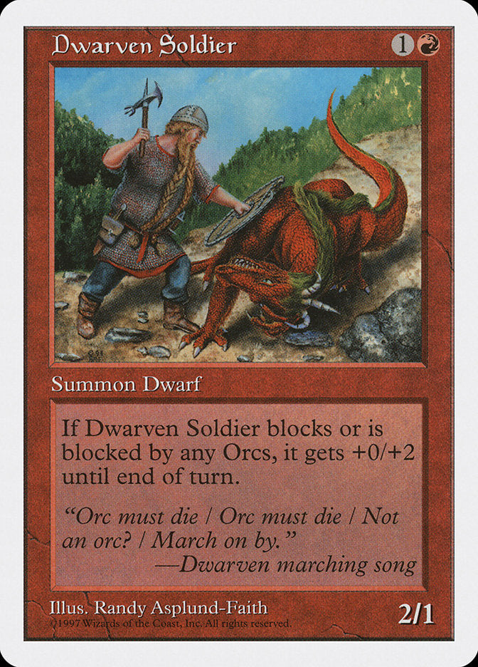 Dwarven Soldier [Fifth Edition] | Good Games Adelaide SA