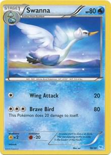 Swanna 18 18/30 (XY Trainer Kit: Pikachu Libre & Suicune)  | Good Games Adelaide SA