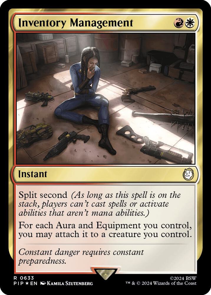 Inventory Management Surge Foil 633 (Universes Beyond: Fallout)  - Foil | Good Games Adelaide SA
