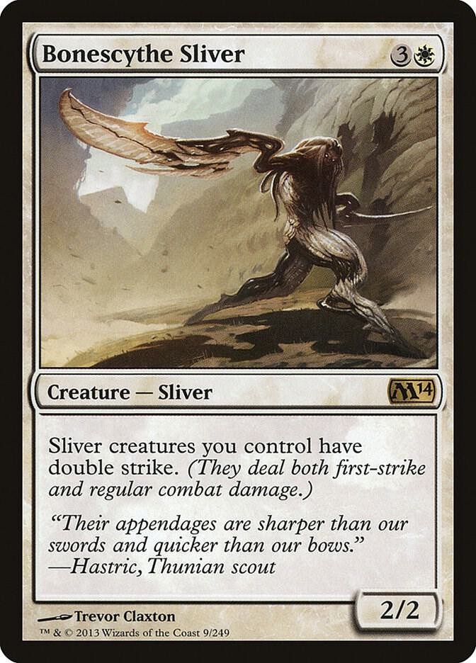 Bonescythe Sliver 9 (Magic 2014 (M14))  - Foil | Good Games Adelaide SA