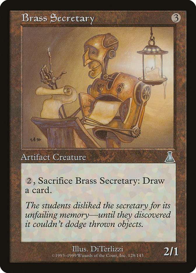 Brass Secretary 128 (Urza's Destiny)  | Good Games Adelaide SA