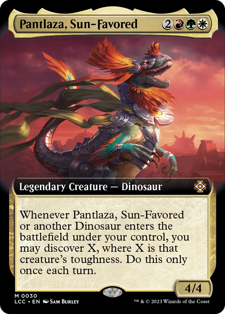 Pantlaza, Sun-Favored (Extended Art) [The Lost Caverns of Ixalan Commander] | Good Games Adelaide SA