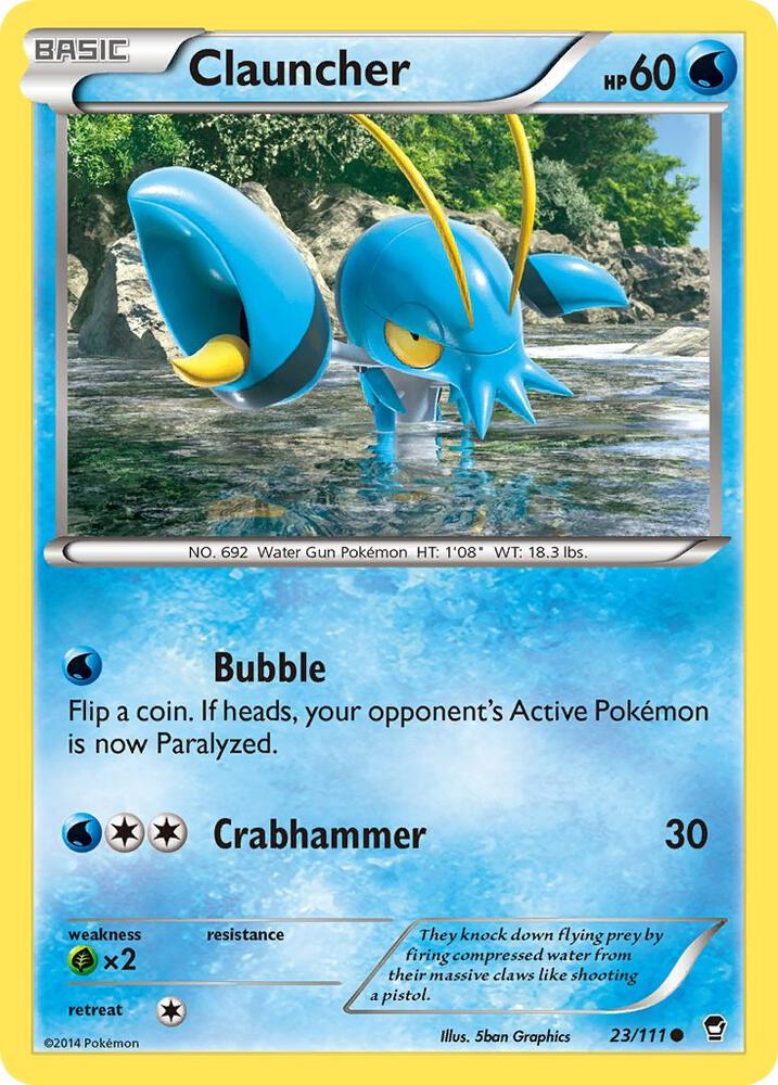 Clauncher 23/111 (XY - Furious Fists)  | Good Games Adelaide SA