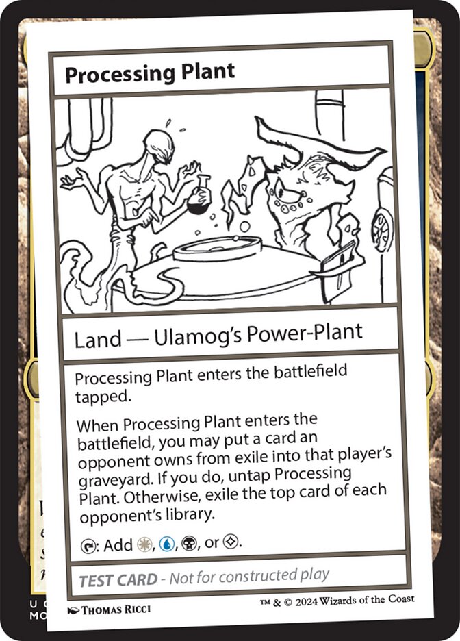 Processing Plant  (Mystery Booster 2 Playtest Cards)  | Good Games Adelaide SA