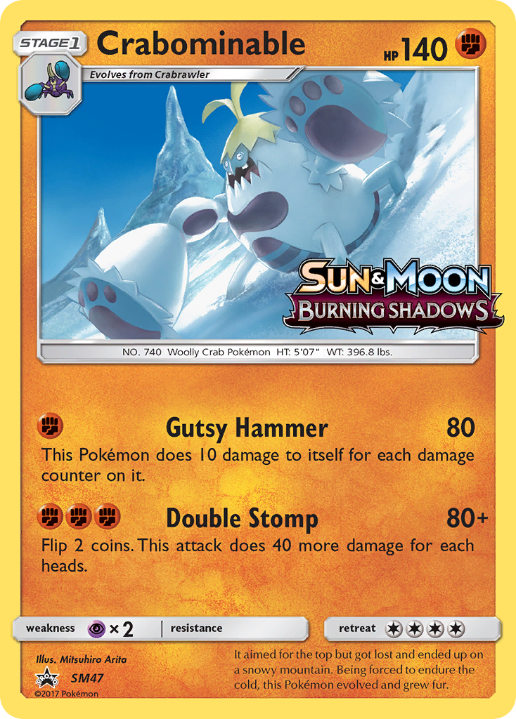 Crabominable (SM47) [Sun & Moon: Black Star Promos] | Good Games Adelaide SA