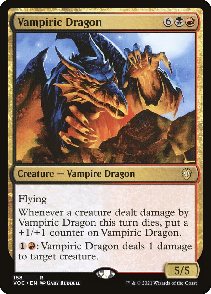 Vampiric Dragon 158 (Commander: Innistrad: Crimson Vow)  | Good Games Adelaide SA
