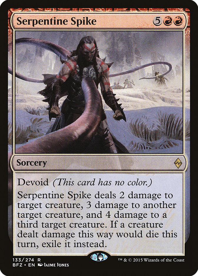 Serpentine Spike 133 (Battle for Zendikar)  | Good Games Adelaide SA