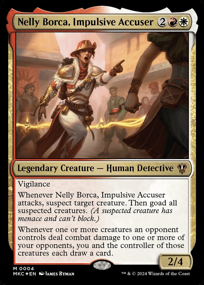 Nelly Borca, Impulsive Accuser 4 (Commander: Murders at Karlov Manor)  - Foil | Good Games Adelaide SA