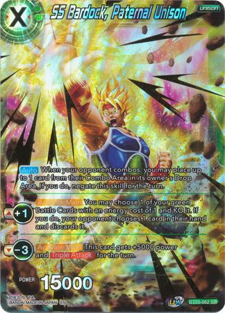 SS Bardock, Paternal Unison (BT10-062) [Rise of the Unison Warrior 2nd Edition] | Good Games Adelaide SA