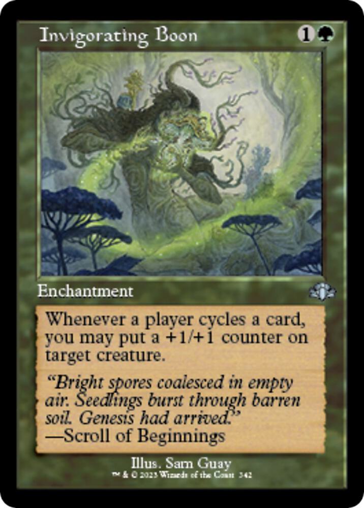 Invigorating Boon Retro Frame 342 (Dominaria Remastered)  | Good Games Adelaide SA