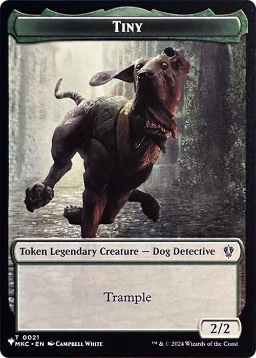 Tiny Citys Blessing Double Sided Token 21 // 17 (The List Reprints)  | Good Games Adelaide SA