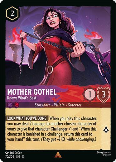 Mother Gothel Knows Whats Best 70/204 (Reign of Jafar)  | Good Games Adelaide SA