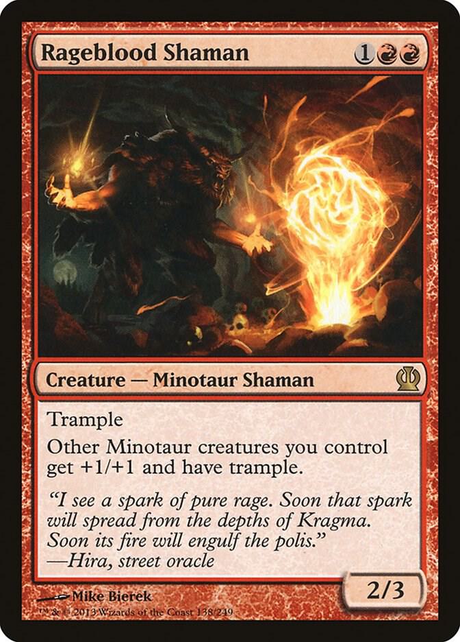 Rageblood Shaman 138 (Theros)  | Good Games Adelaide SA