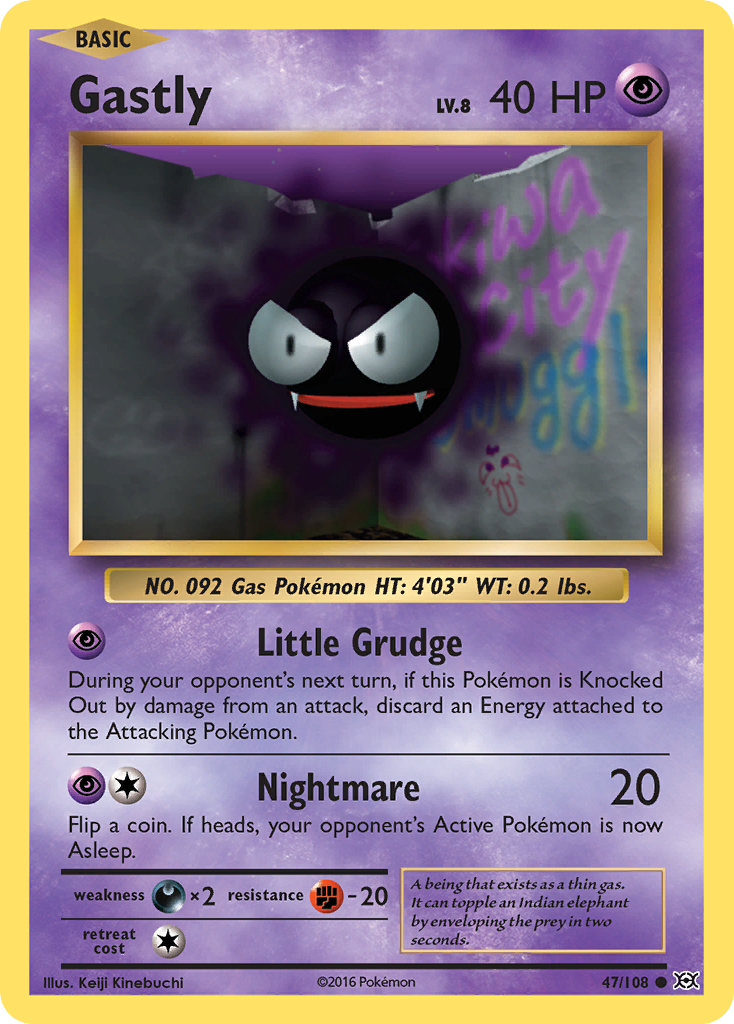 Gastly (47/108) [XY: Evolutions] | Good Games Adelaide SA