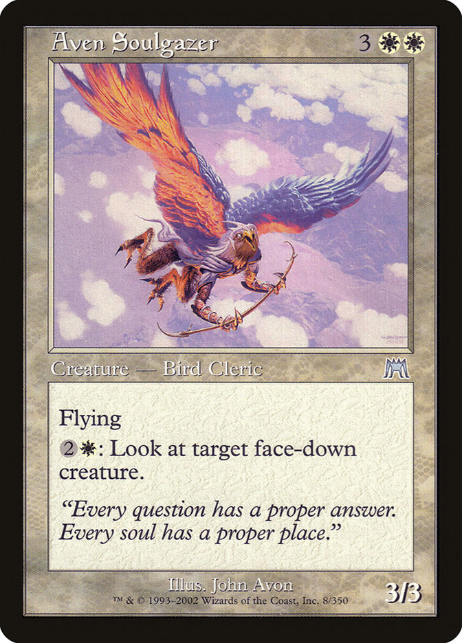 Aven Soulgazer 8 (Onslaught)  - Foil | Good Games Adelaide SA