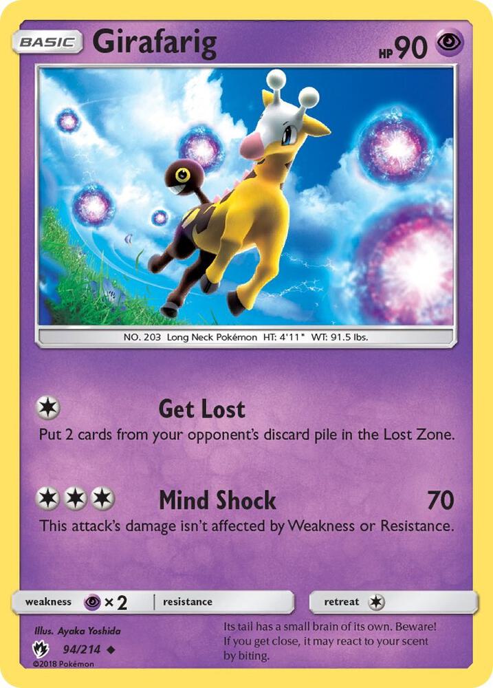 Girafarig 94/214 (SM - Lost Thunder)  | Good Games Adelaide SA