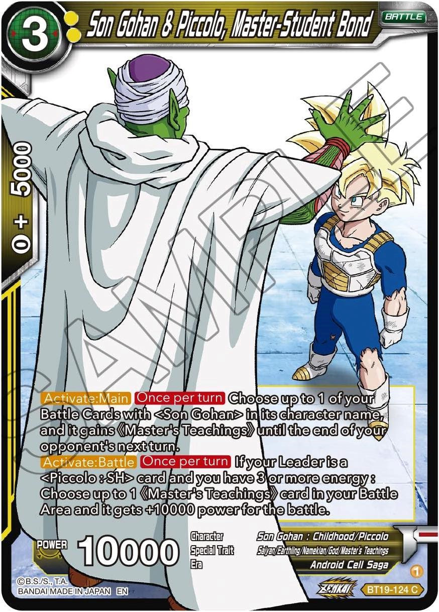 Son Gohan & Piccolo, Master-Student Bond (BT19-124) [Fighter's Ambition] | Good Games Adelaide SA
