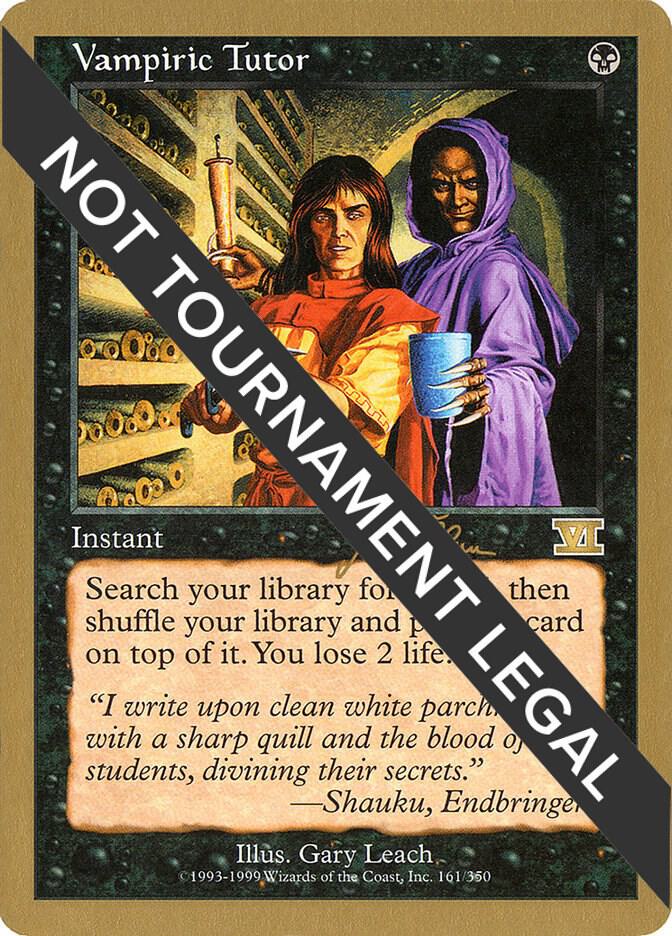 Vampiric Tutor 1999 Jakub Slemr 6ED js161/111 (World Championship Decks)  | Good Games Adelaide SA