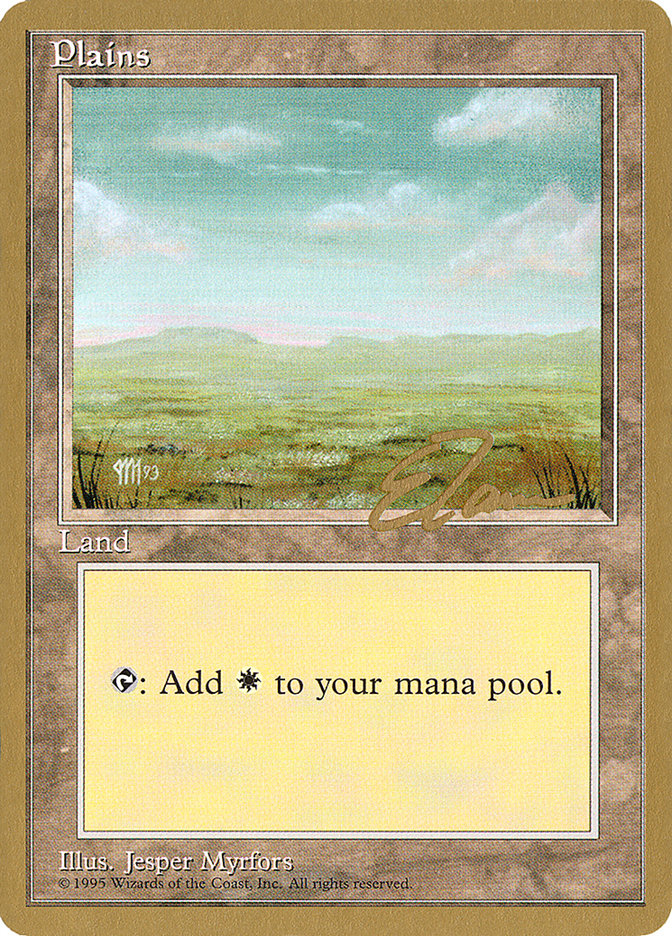 Plains (et364) (Eric Tam) [Pro Tour Collector Set] | Good Games Adelaide SA