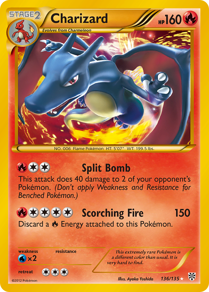Charizard (136/135) [Black & White: Plasma Storm] | Good Games Adelaide SA