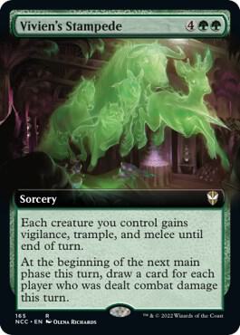 Viviens Stampede Extended Art 165 (Commander: Streets of New Capenna)  | Good Games Adelaide SA