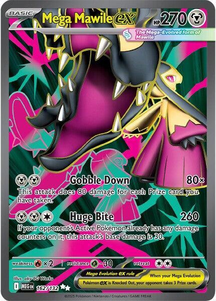 Mega Mawile ex 162/132 (ME01: Mega Evolution)  - Holofoil | Good Games Adelaide SA