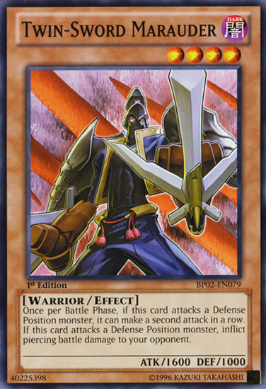 Twin-Sword Marauder [BP02-EN079] Mosaic Rare | Good Games Adelaide SA